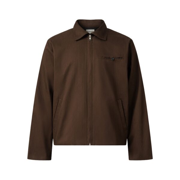 MAVERIK STUDIO｜MAVERIK® ZIP - UP KAKI JACKET ( MOCHA )