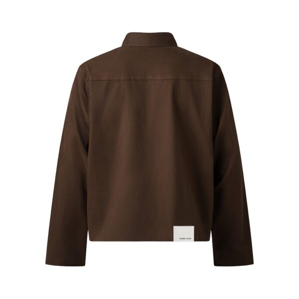 MAVERIK STUDIO｜MAVERIK® ZIP - UP KAKI JACKET ( MOCHA )