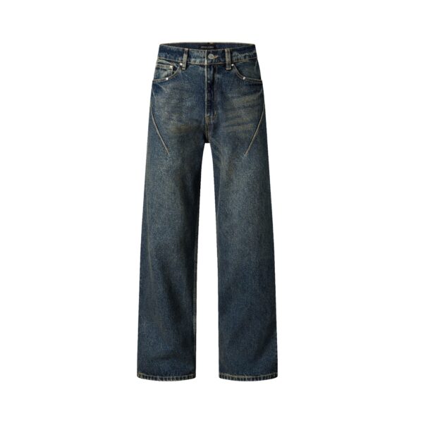 MAVERIK STUDIO｜MAVERIK® LOOSE FIT DENIM PANTS ( DIRTY BLUE WASHED )