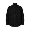 MAVERIK STUDIO｜MAVERIK® BUTTON WASHED DENIM SHIRT ( BLACK )