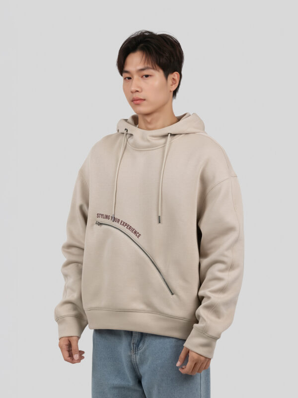 COUPLETX｜Hoodie Nam Double Face Zipper Pocket
