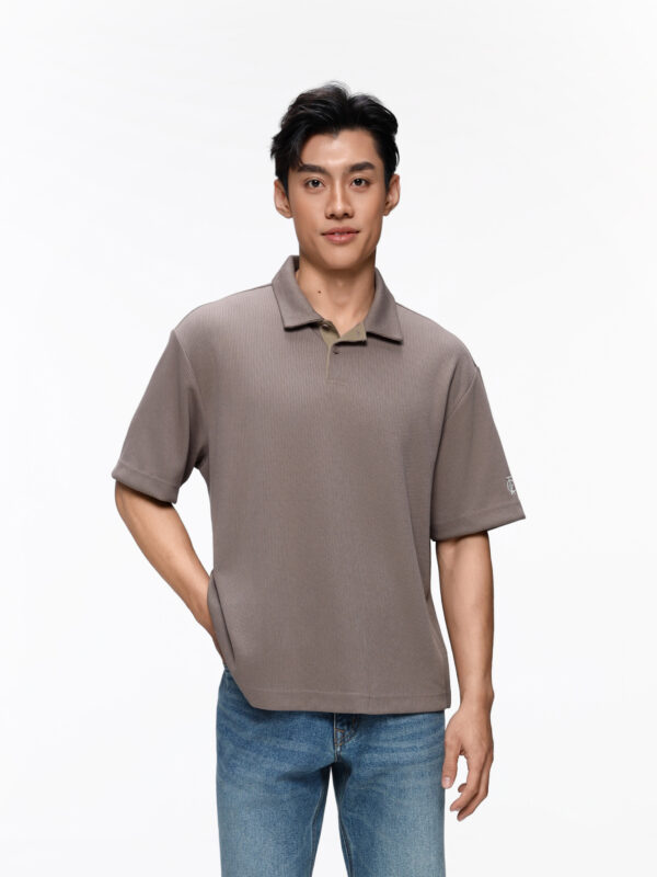 COUPLETX｜Polo Nam Dệt Kim Relax Boxy
