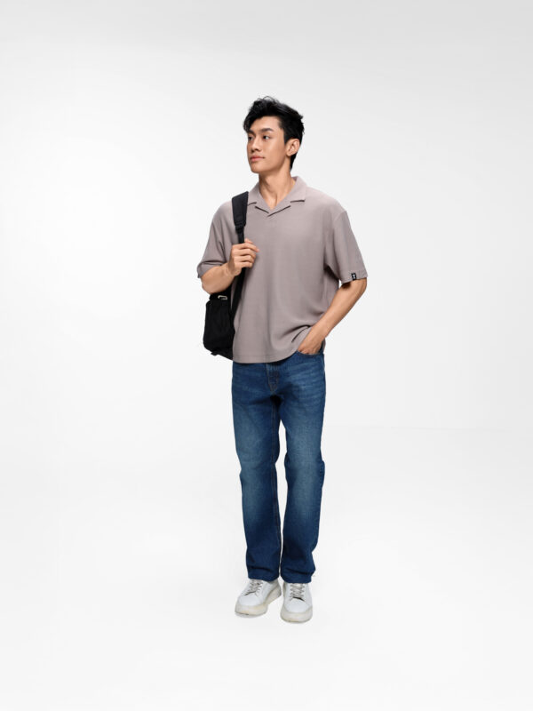 COUPLETX｜Polo Nam Relax Boxy Cách Điệu