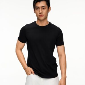 COUPLETX｜Tee Nam Cổ Tròn Đốm Slim Basic