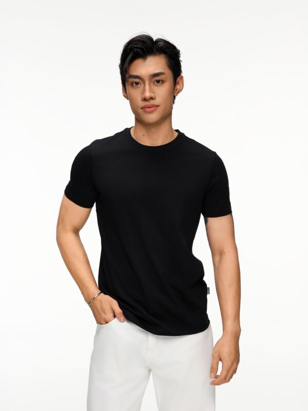 COUPLETX｜Tee Nam Cổ Tròn Đốm Slim Basic
