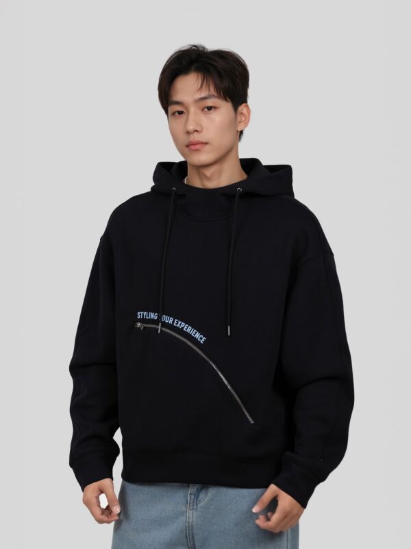 COUPLETX｜Hoodie Nam Double Face Zipper Pocket