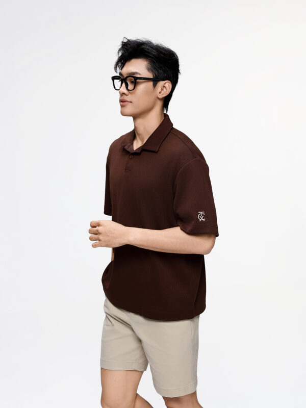 COUPLETX｜Polo Nam Dệt Kim Relax Boxy