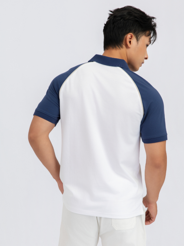 COUPLETX｜Polo Nam Raglan Khóa Zip