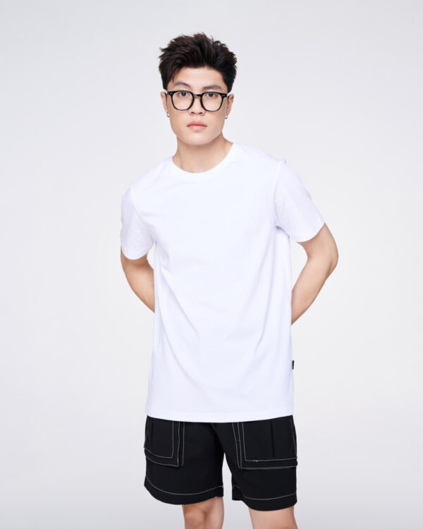 COUPLETX｜Tee Nam Slim Basic Cổ Tròn