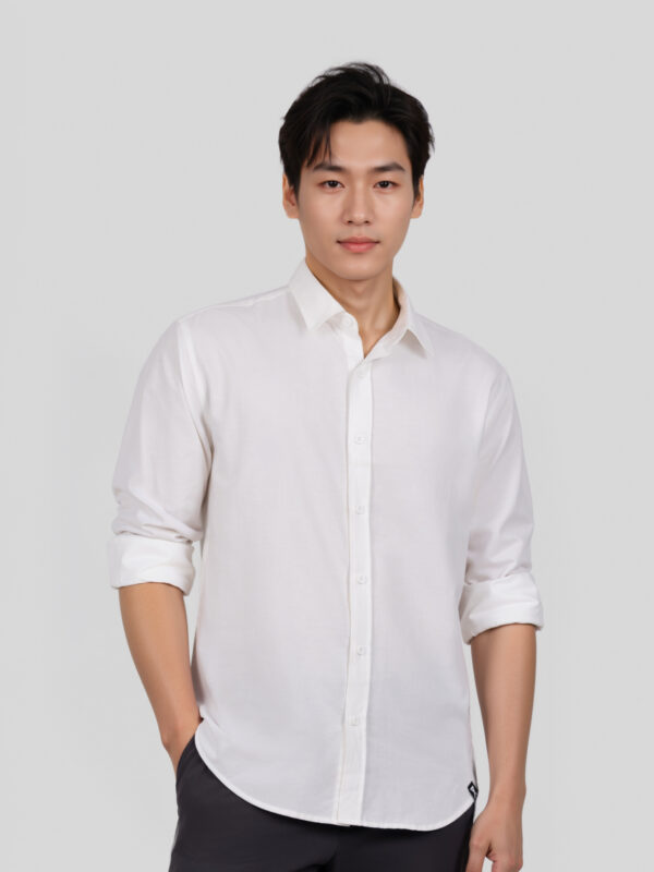 COUPLETX｜Shirt Nam Oxfort Regular Longsleeve Basic