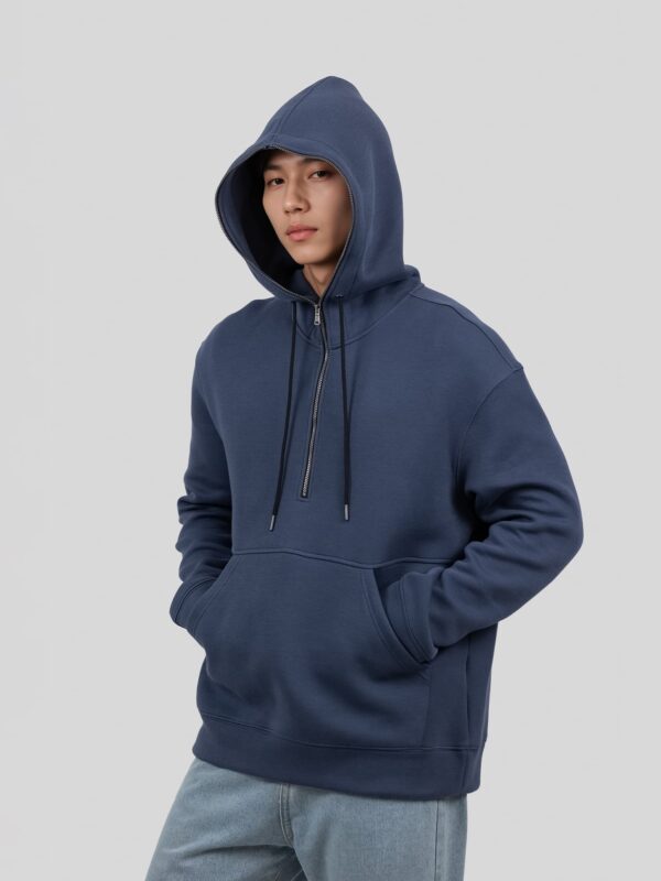 COUPLETX｜Hoodie Nam Double Face Full-zip Hood