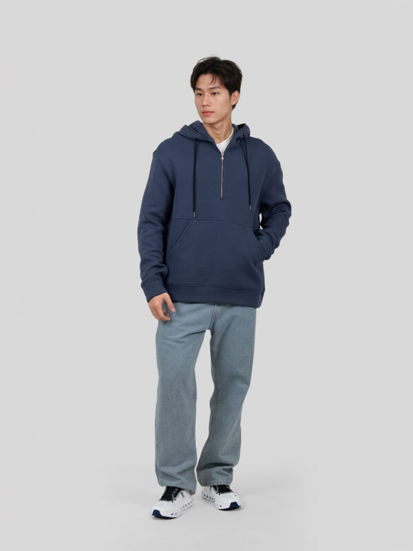 COUPLETX｜Hoodie Nam Double Face Full-zip Hood