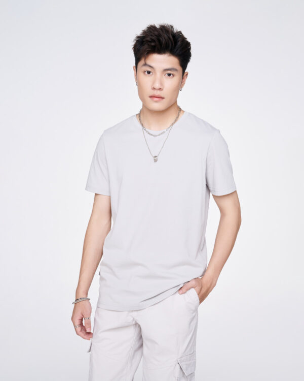 COUPLETX｜Tee Nam Slim Basic Cổ Tròn