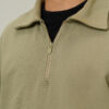 COUPLETX｜Sweater Nam Neck Zip Cozy