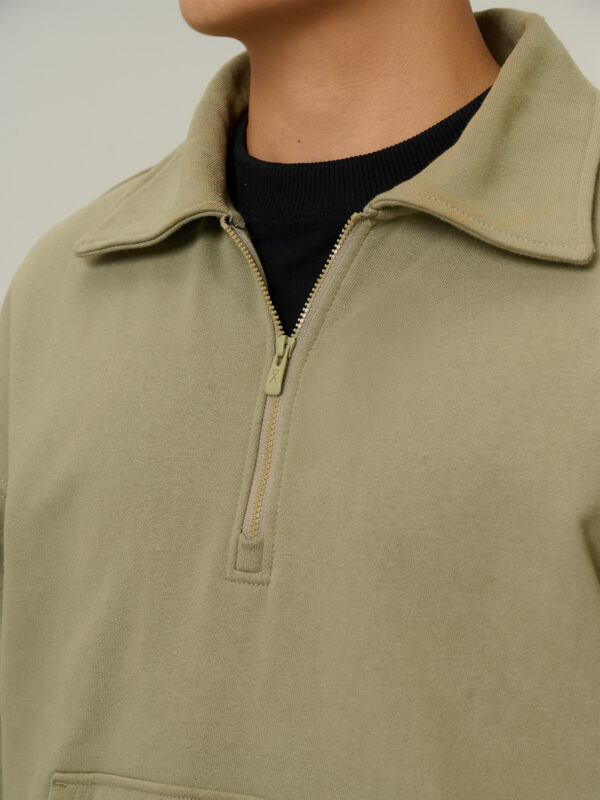COUPLETX｜Sweater Nam Neck Zip Cozy
