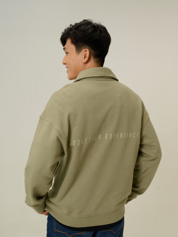 COUPLETX｜Sweater Nam Neck Zip Cozy
