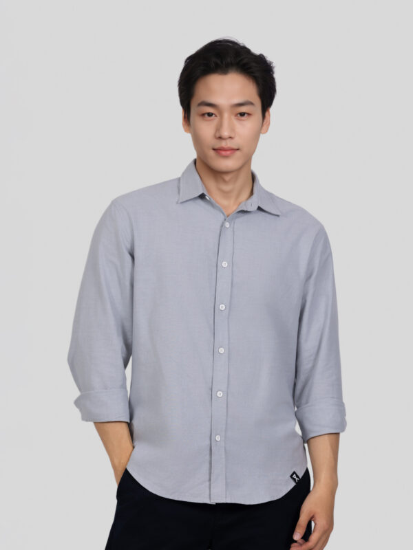 COUPLETX｜Shirt Nam Oxfort Regular Longsleeve Basic