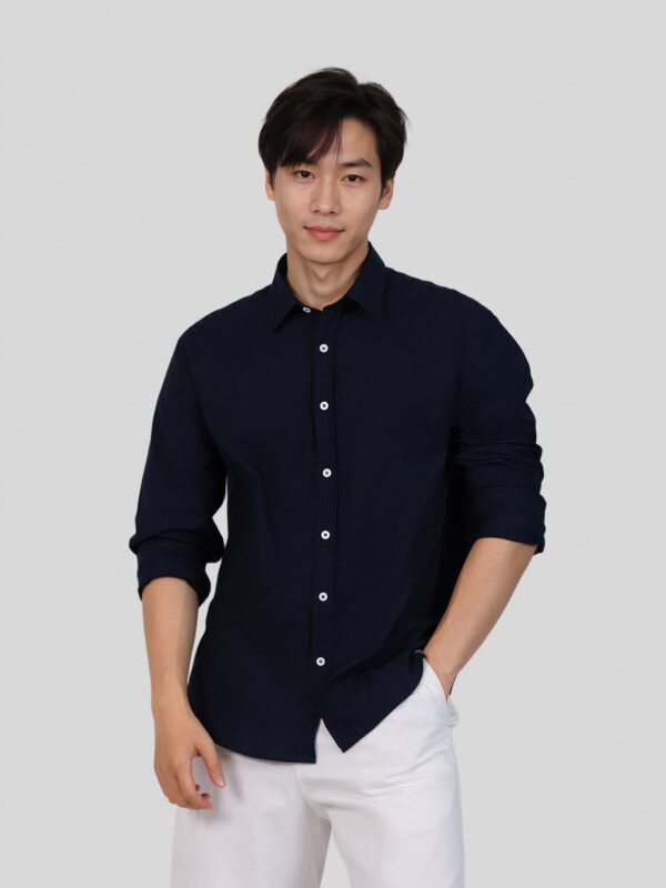COUPLETX｜Shirt Nam Oxfort Regular Longsleeve Basic