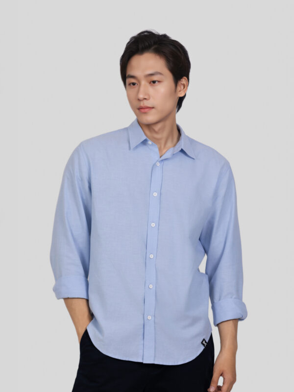 COUPLETX｜Shirt Nam Oxfort Regular Longsleeve Basic