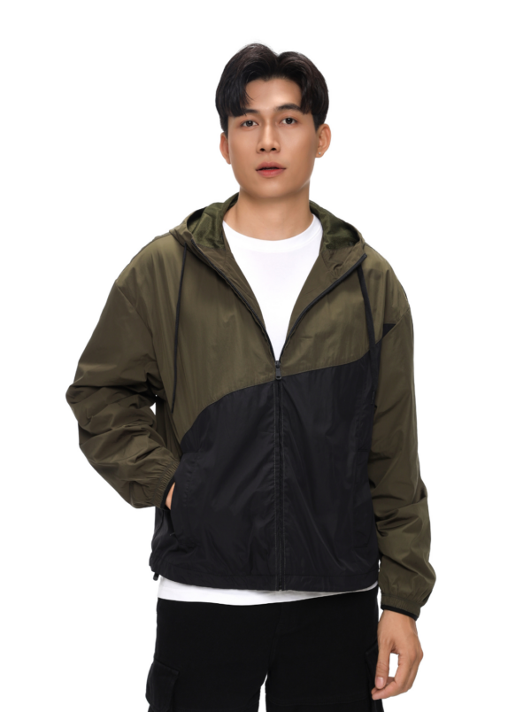 COUPLETX｜Jacket Dù Nam Bất Đối Xứng CTX
