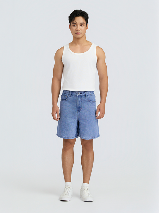 COUPLETX｜Shorts Nam Jeans Straight