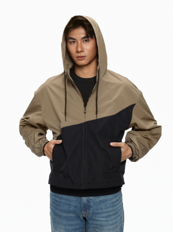COUPLETX｜Jacket Dù Nam Bất Đối Xứng CTX
