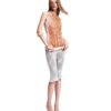 VIERY｜Peach Capri Pants