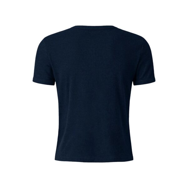 MAVERIK STUDIO｜MAVERIK® BUTTON RIB SLIM FIT T-SHIRT ( NAVY )