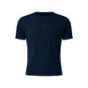 MAVERIK STUDIO｜MAVERIK® BUTTON RIB SLIM FIT T-SHIRT ( NAVY )