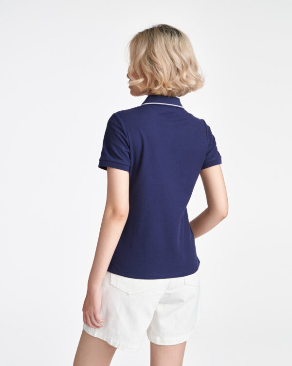 COUPLETX｜Polo Nữ Pique Mắt Bo Kiểu Slim Fit