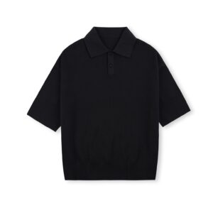HOWS｜Knitted Basic POLO / Black
