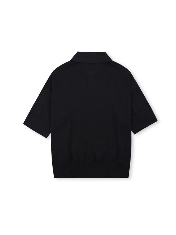 HOWS｜Knitted Basic POLO / Black