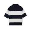 HOWS｜Knitted Basic POLO / Striped NAVY