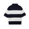 HOWS｜Knitted Basic POLO / Striped NAVY