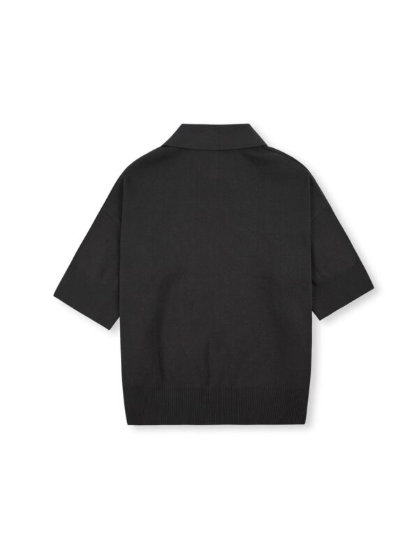 HOWS｜Knitted Basic POLO / LEAD GREY