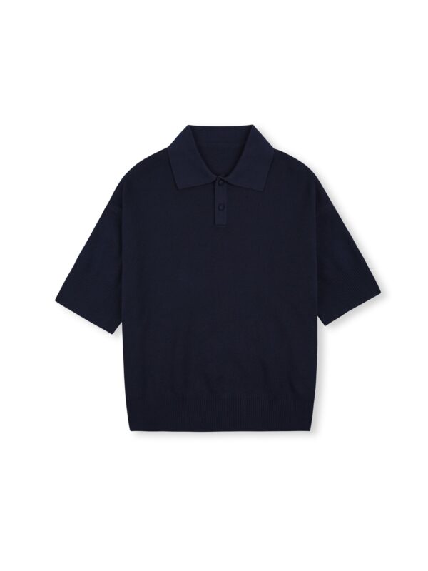 HOWS｜Knitted Basic POLO / NAVY