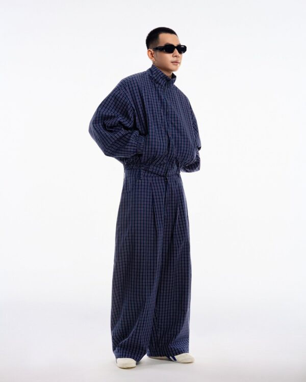 Push Push Gingham 寬褲