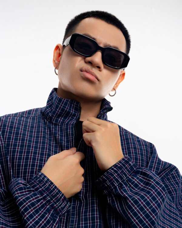 Push Push Gingham 拉鍊外套
