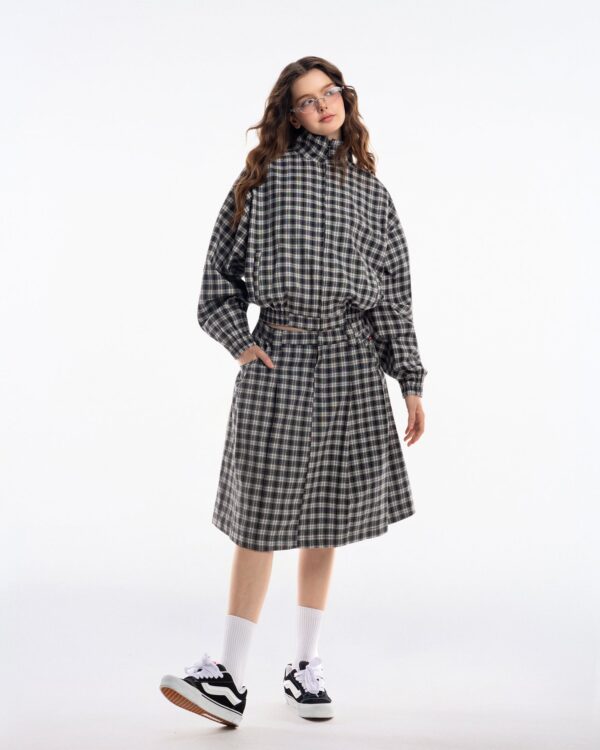 Push Push Gingham 拉鍊外套