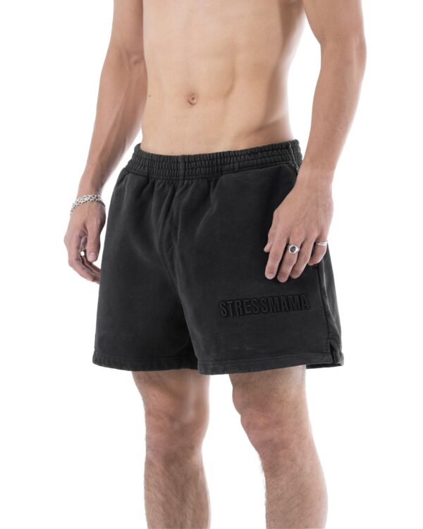 STRESSMAMA Ssma Washed Sweat Shorts 短褲(黑)
