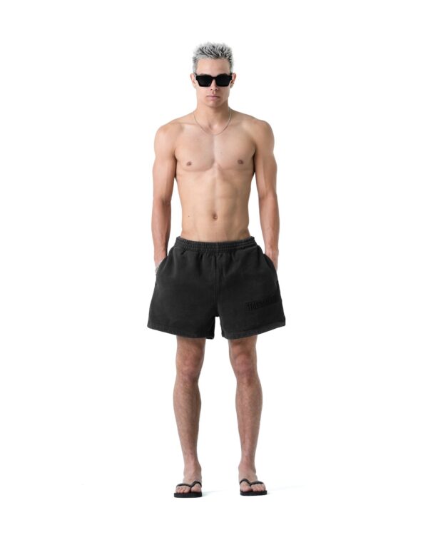 STRESSMAMA Ssma Washed Sweat Shorts 短褲(黑)