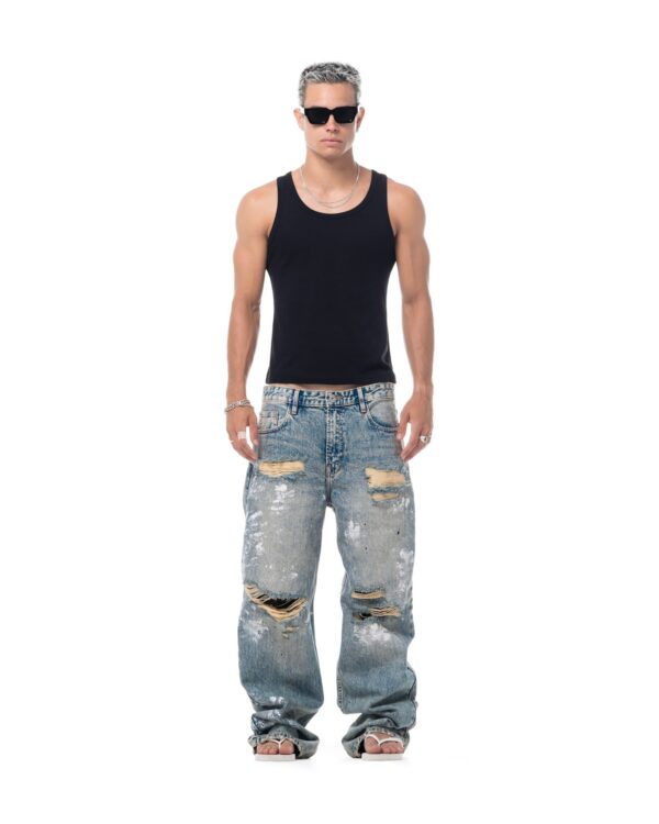 STRESSMAMA Ssma Work In Progress Jeans 牛仔褲(藍)
