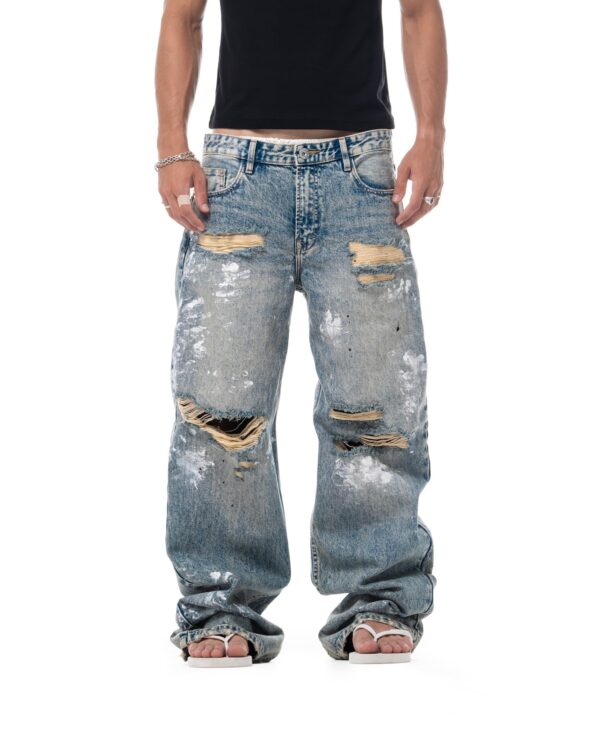 STRESSMAMA Ssma Work In Progress Jeans 牛仔褲(藍)