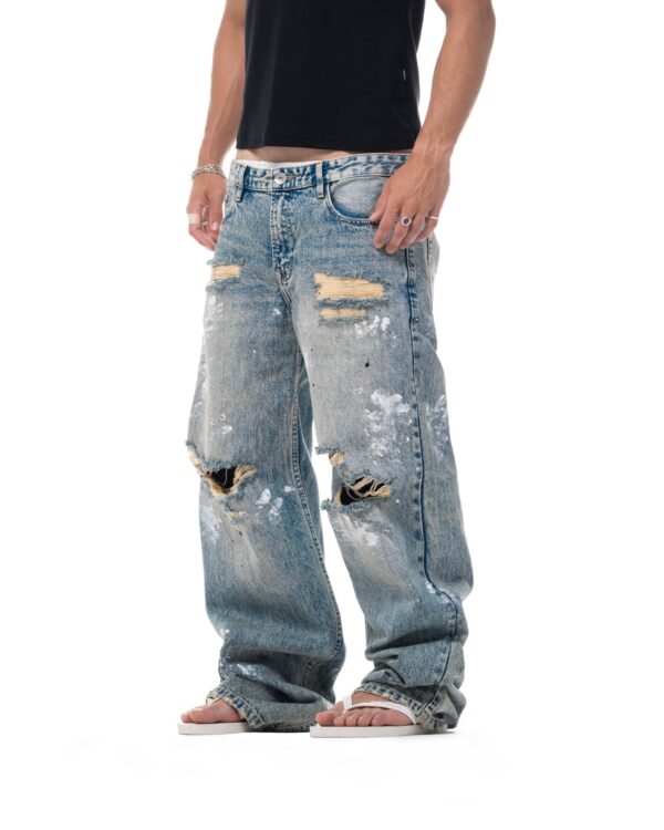 STRESSMAMA Ssma Work In Progress Jeans 牛仔褲(藍)