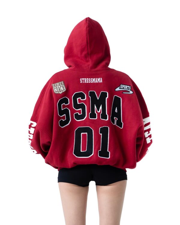 STRESSMAMA Ssma Racing Hoodie 帽T(紅)