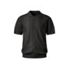 MAVERIK STUDIO｜MAVERIK® RIBBED KNIT SHIRT ( BLACK )