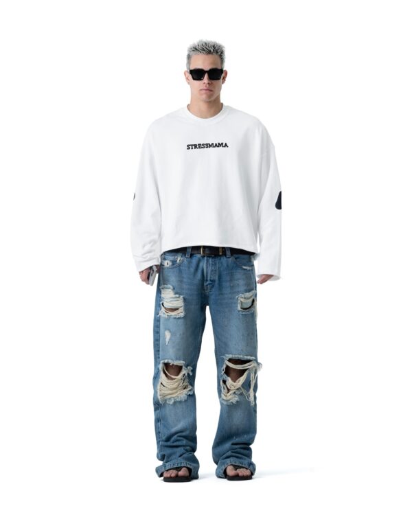 STRESSMAMA Ssma Igifms Puff Longsleeve 長袖T(白)