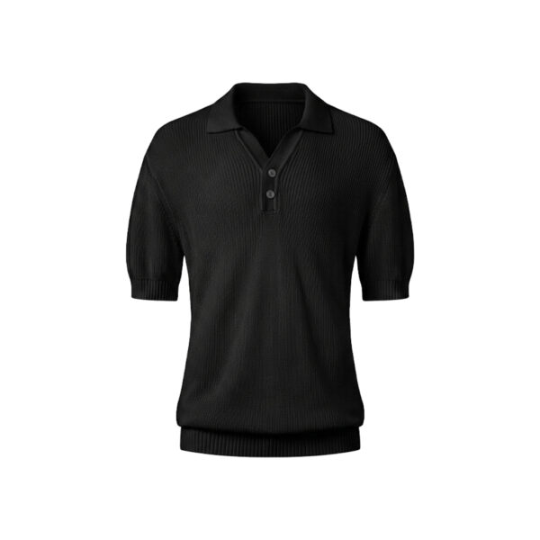 MAVERIK STUDIO｜MAVERIK® RIVIERA KNIT POLO SHIRT ( BLACK )