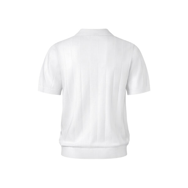 MAVERIK STUDIO｜MAVERIK® RIBBED KNIT SHIRT ( WHITE )