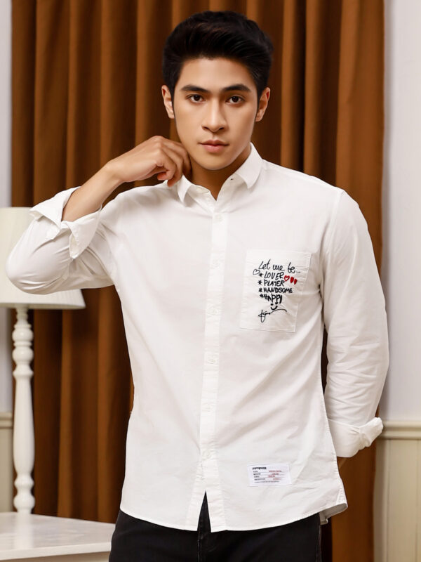 FAPAS｜Shirt Dài Slimfit Oxford Serii
